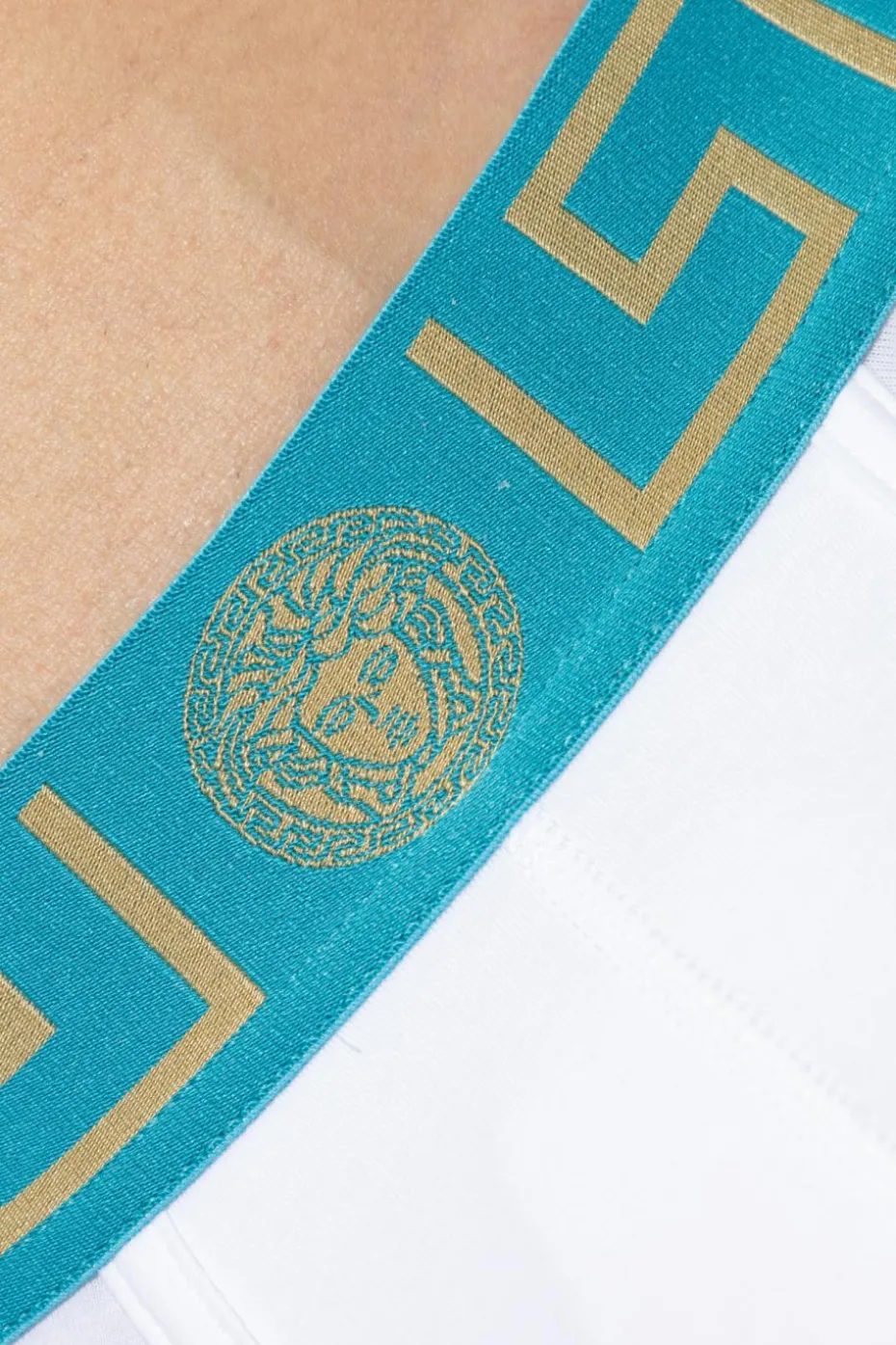Versace BIAŁY Bawełniane bokserki