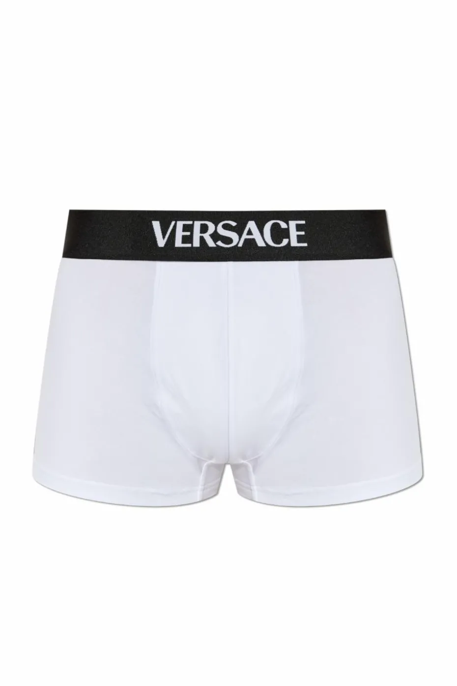 Versace BIAŁY Bawełniane bokserki z logo