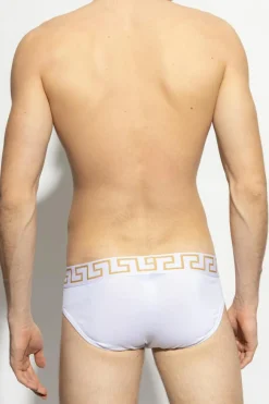 Versace BIAŁY Bawełniane slipy