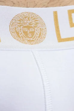 Versace BIAŁY Bawełniane slipy