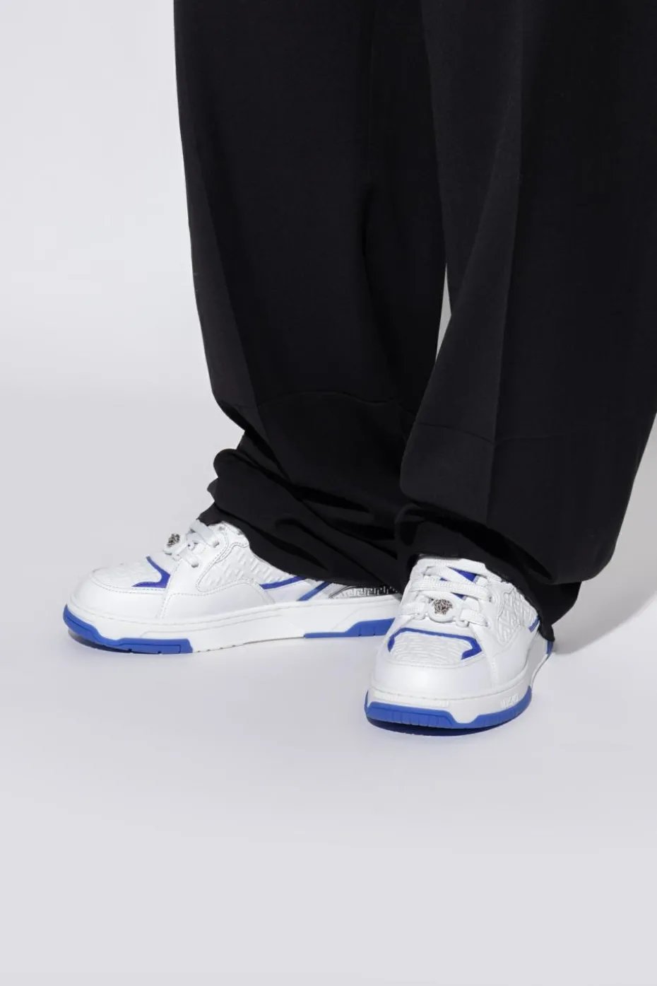 Versace BIAŁY Buty sportowe z logo