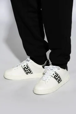 Versace BIAŁY Buty sportowe z logo