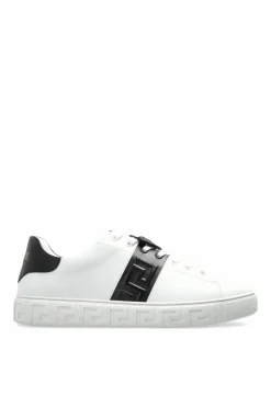 Versace BIAŁY Buty sportowe z logo