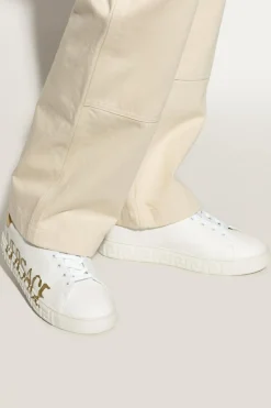 Versace BIAŁY Buty sportowe z logo