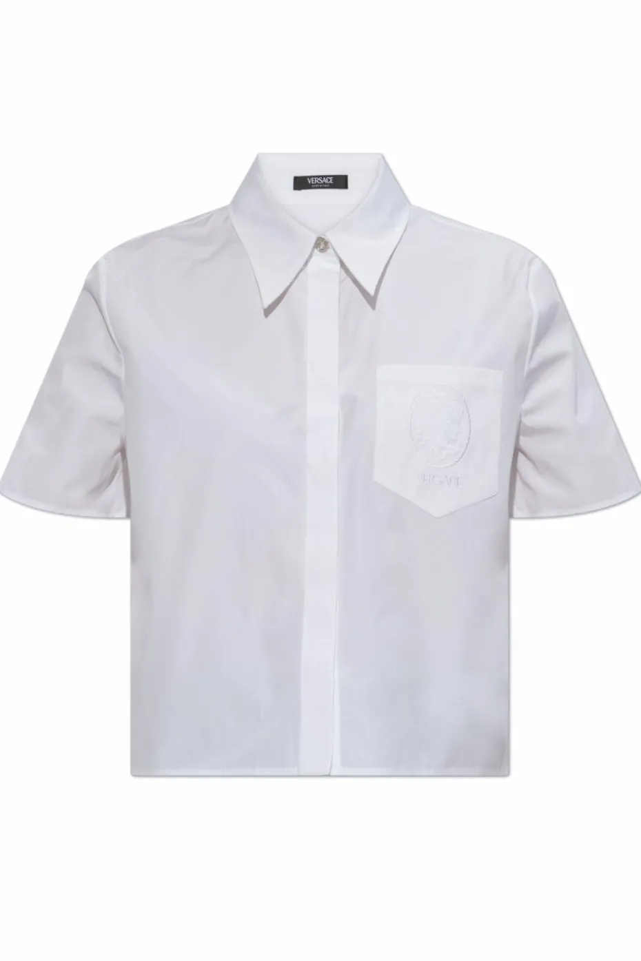 Versace BIAŁY Koszula z logo
