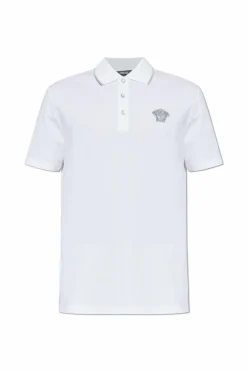 Versace BIAŁY Polo z głową Meduzy