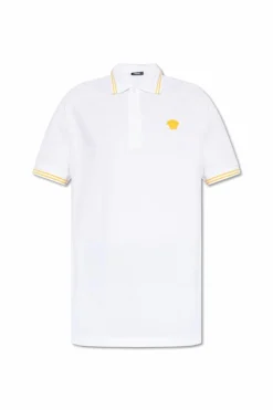 Versace BIAŁY Polo z głową Meduzy