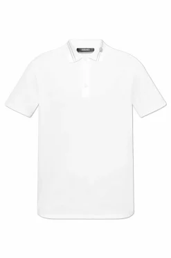 Versace BIAŁY Polo z logo