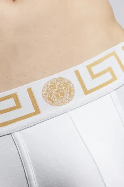 Versace BIAŁY Slipy w dwupaku z logo