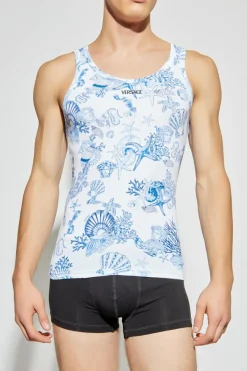 Versace BIAŁY Top bieliźniany bez rękawów