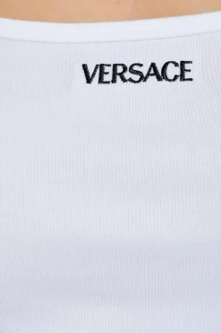 Versace BIAŁY Top bieliźniany na ramiączkach