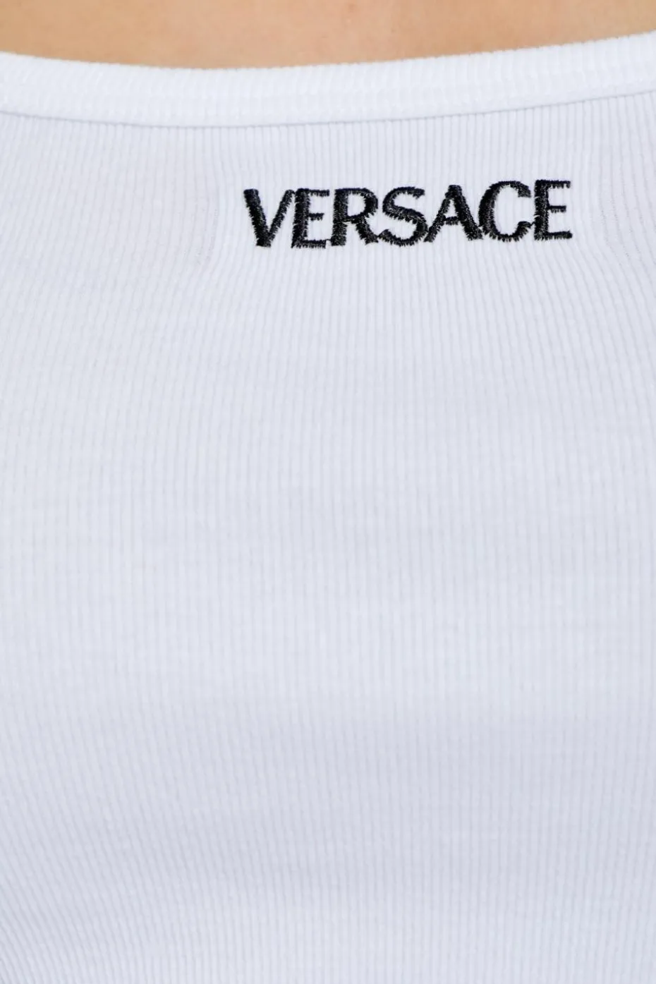 Versace BIAŁY Top bieliźniany na ramiączkach