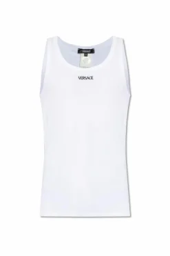 Versace BIAŁY Top z kolekcji ‘Underwear’