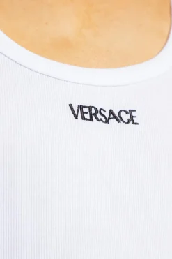 Versace BIAŁY Top z kolekcji ‘Underwear’