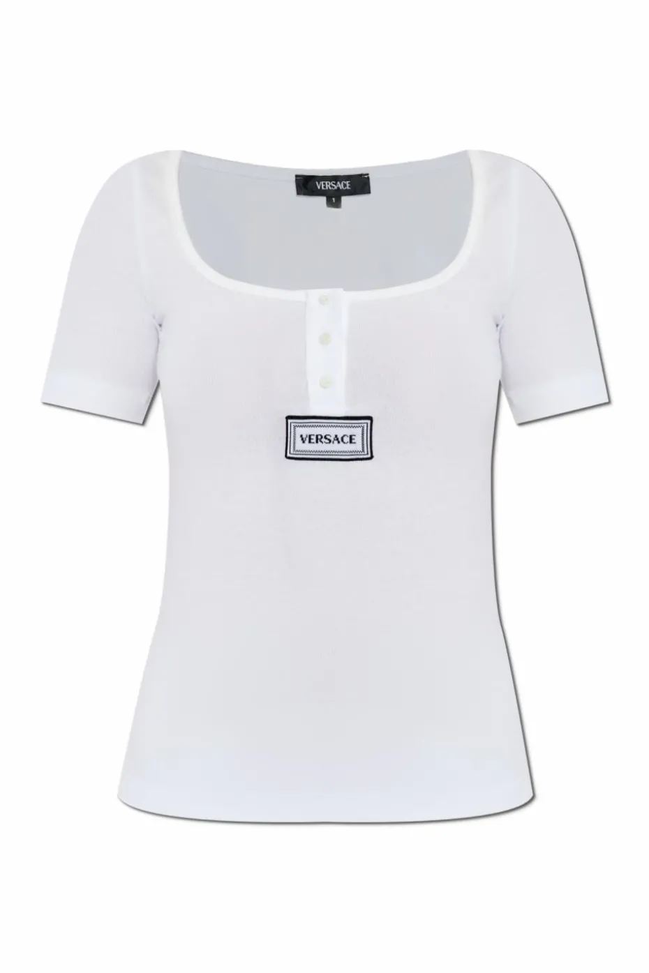 Versace BIAŁY T-shirt bieliźniany