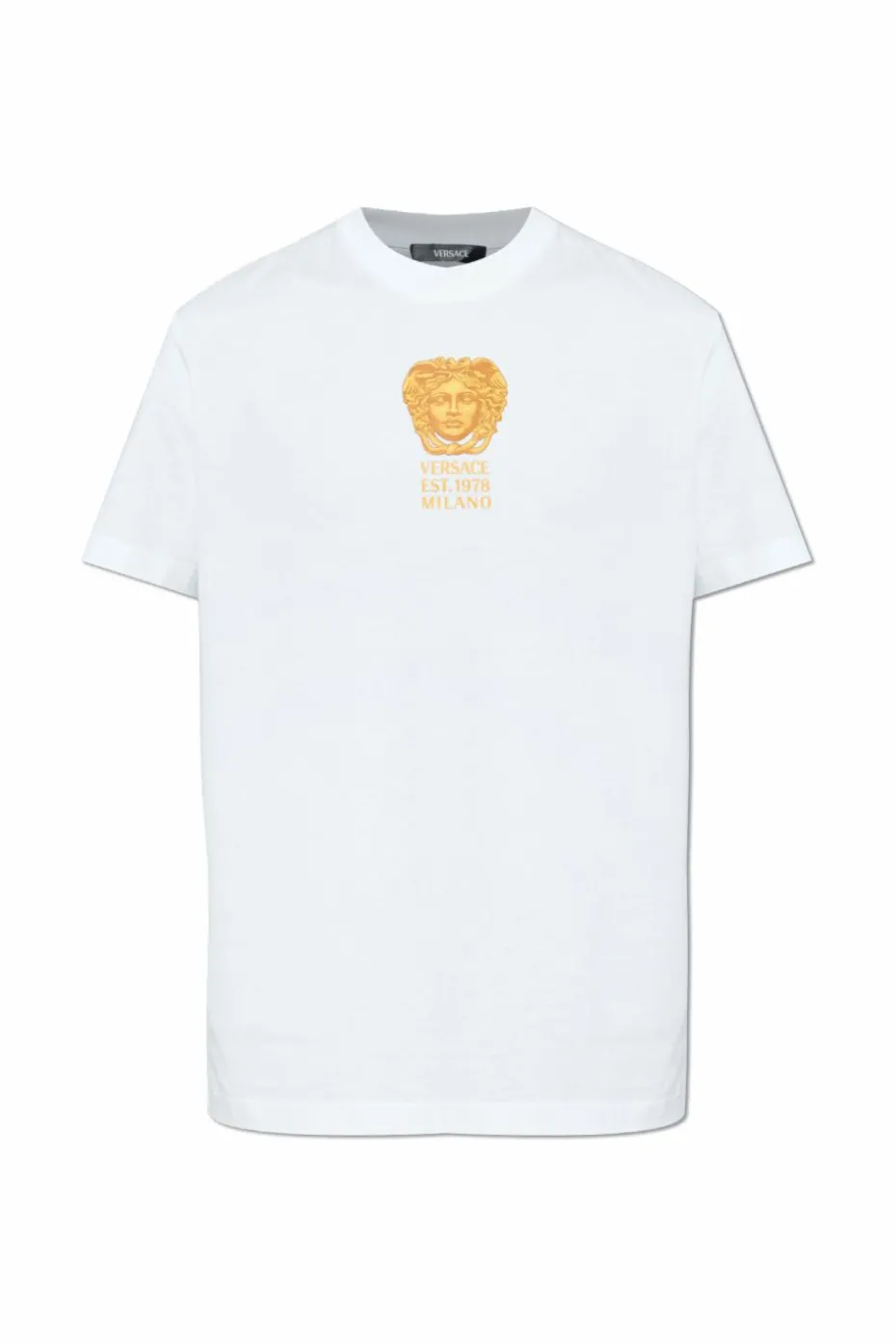 Versace BIAŁY T-shirt z logo