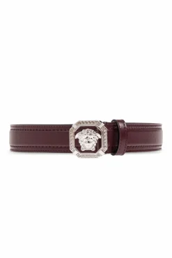 Versace BORDO Skórzany pasek