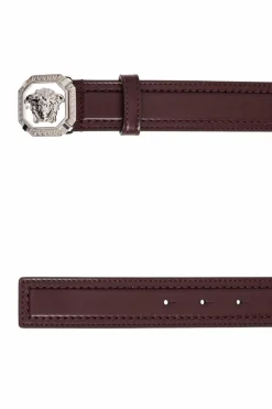 Versace BORDO Skórzany pasek