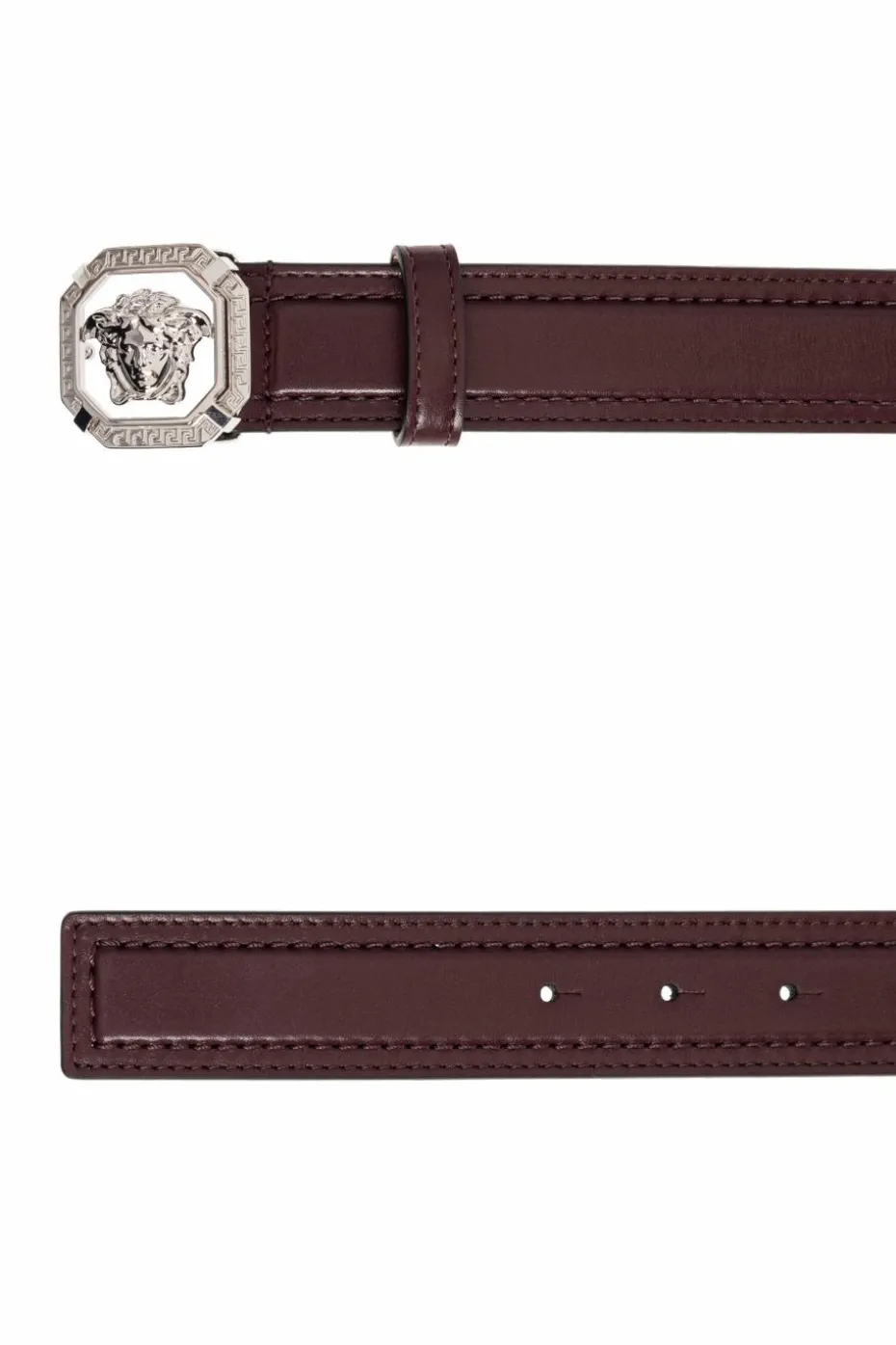 Versace BORDO Skórzany pasek
