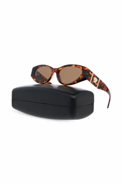 Versace BRĄZOWY Okulary przeciwsłoneczne