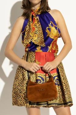 Versace BRĄZOWY Torba do ręki