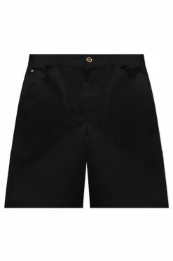 Versace CZARNY Bawełniane szorty
