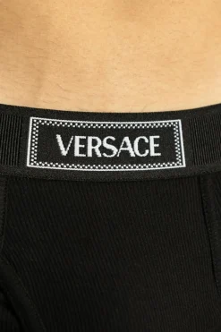 Versace CZARNY Bawełniane slipy
