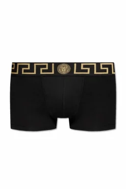 Versace CZARNY Bawełniane bokserki