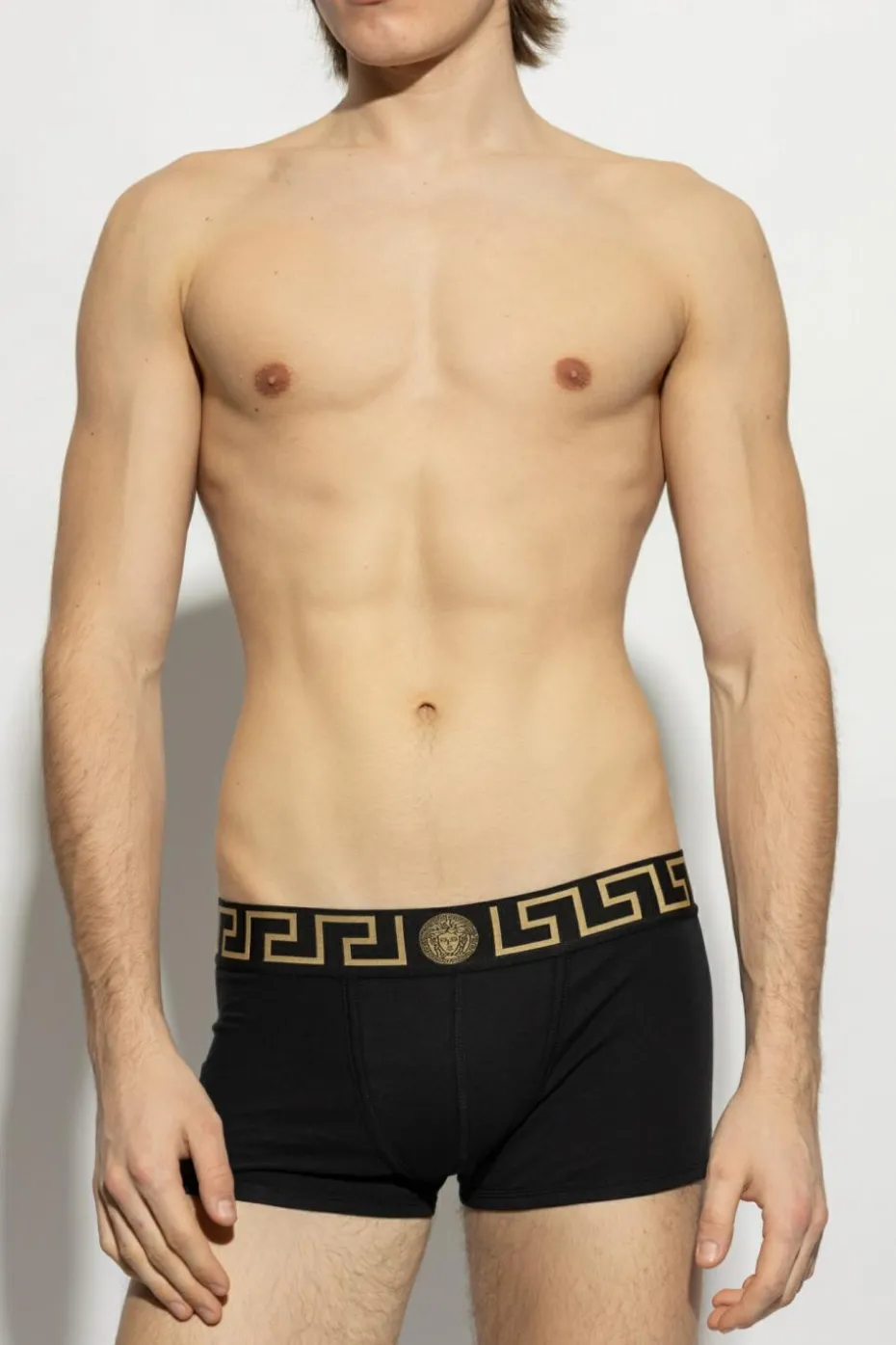 Versace CZARNY Bawełniane bokserki