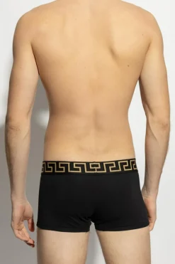 Versace CZARNY Bawełniane bokserki
