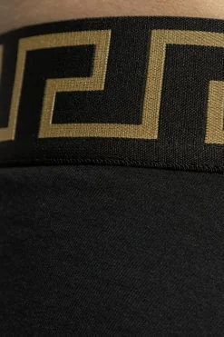 Versace CZARNY Bawełniane bokserki