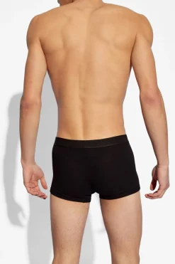 Versace CZARNY Bawełniane bokserki