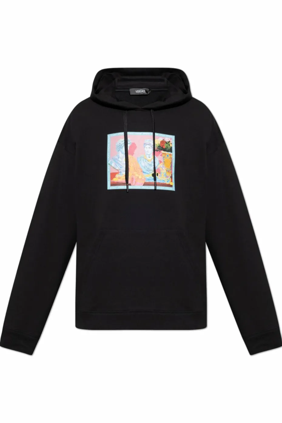 Versace CZARNY Bluza z kapturem