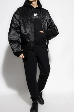 Versace CZARNY Bluza z kapturem