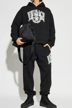 Versace CZARNY Bluza z nadrukiem