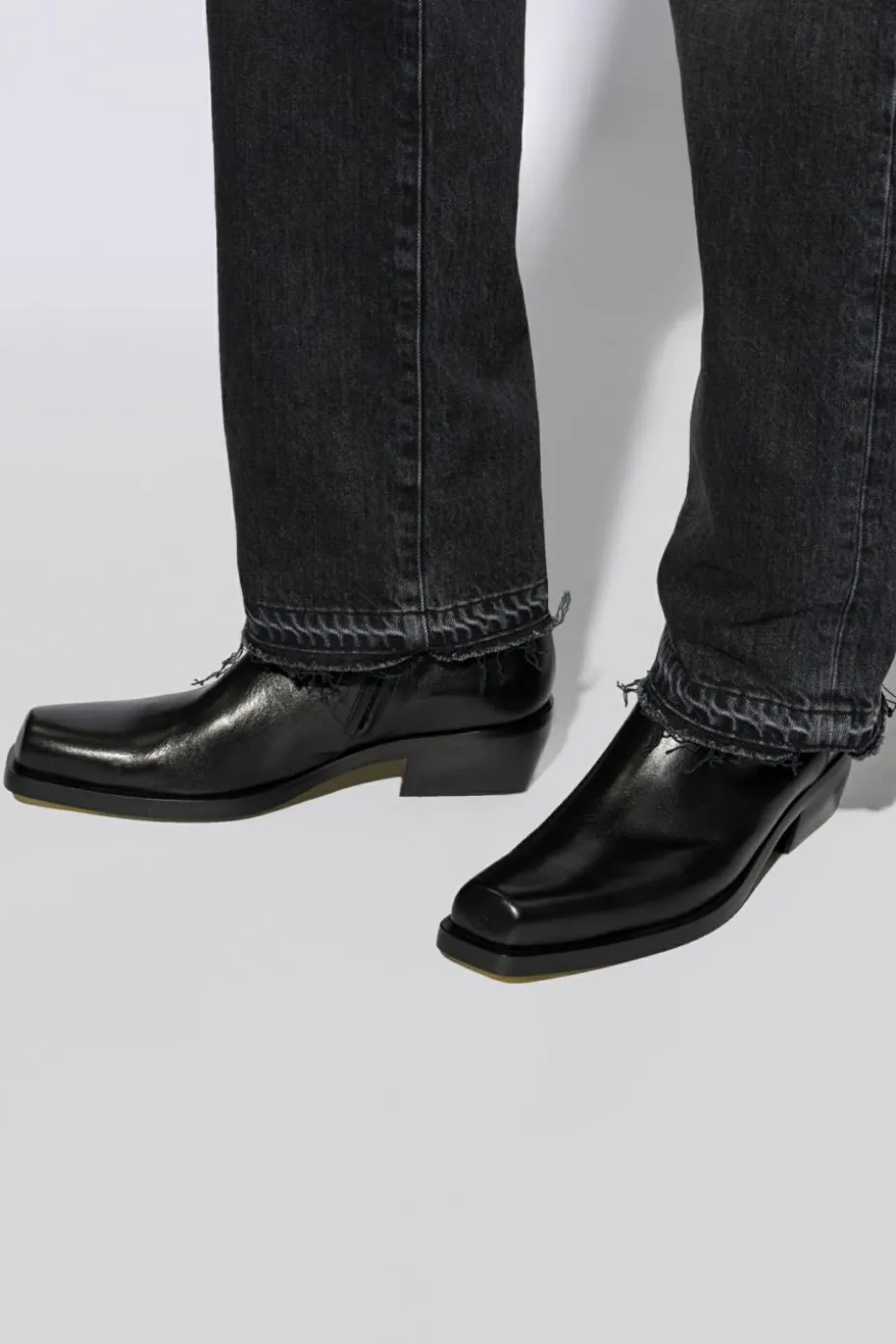 Versace CZARNY Botki na obcasie