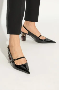 Versace CZARNY Buty na obcasie