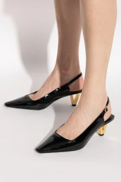 Versace CZARNY Buty na obcasie