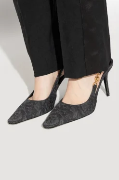 Versace CZARNY Buty na obcasie