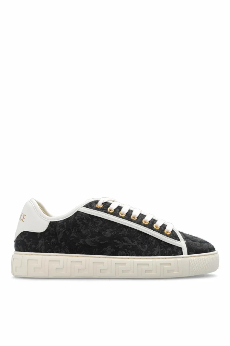 Versace CZARNY Buty sportowe ‘Barocco Greca’