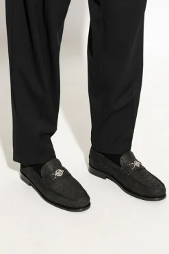 Versace CZARNY Buty typu `loafers`
