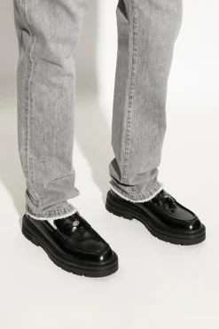Versace CZARNY Buty typu `loafers`