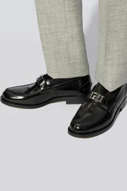 Versace CZARNY Buty typy `loafers`