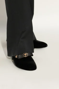 Versace CZARNY Buty z logo