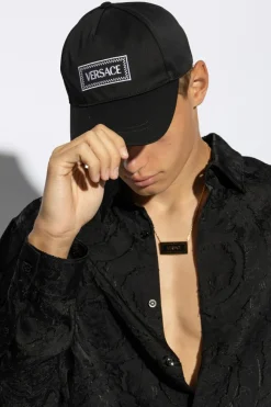 Versace CZARNY Czapka z daszkiem