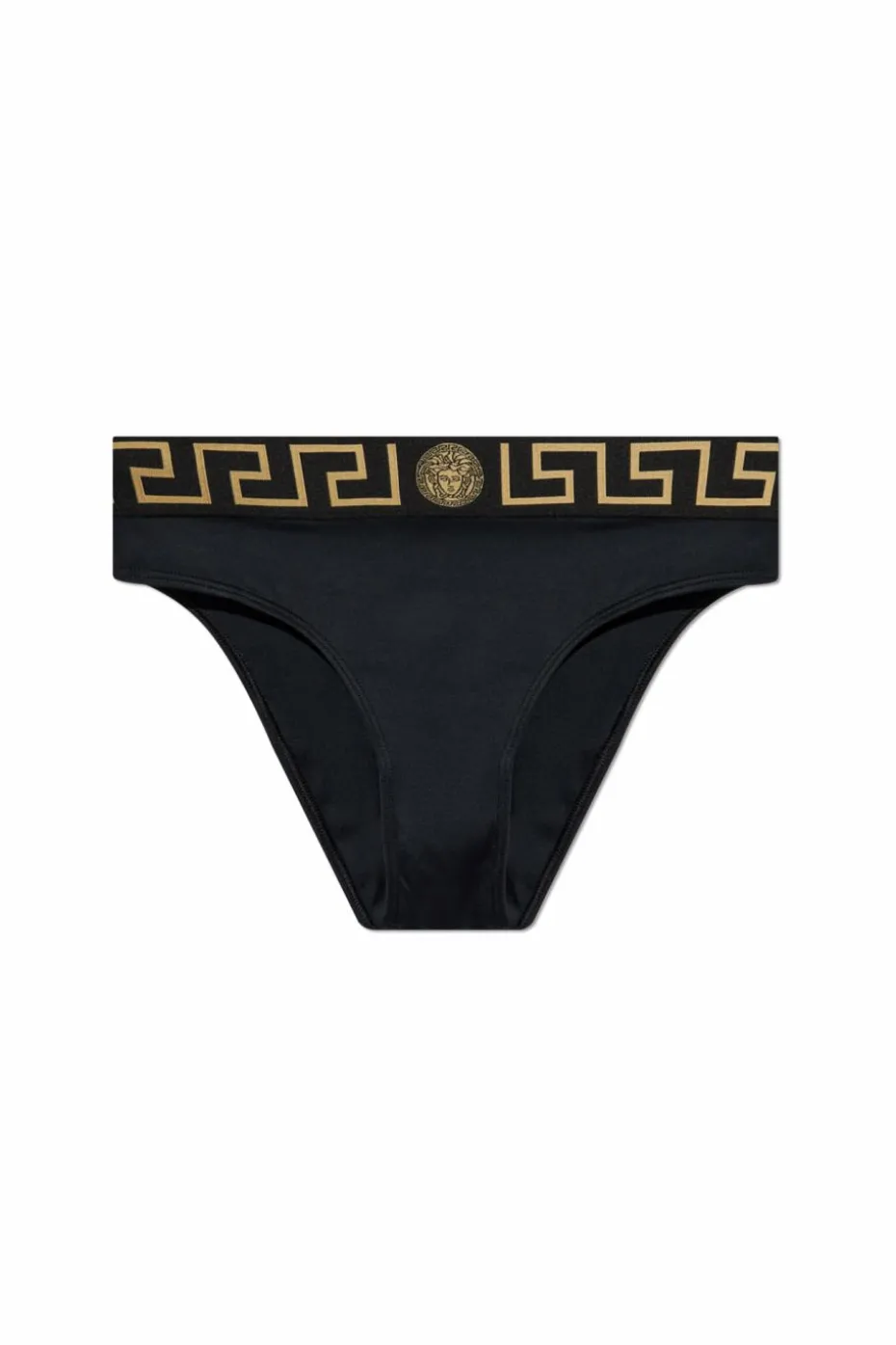 Versace CZARNY Dół od kostiumu kąpielowego