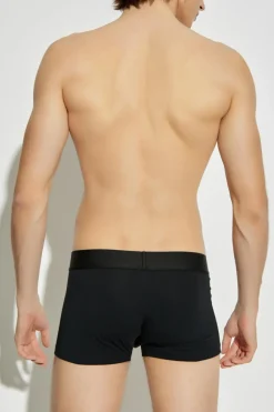Versace CZARNY Dwupak bawełnianych bokserek z logo