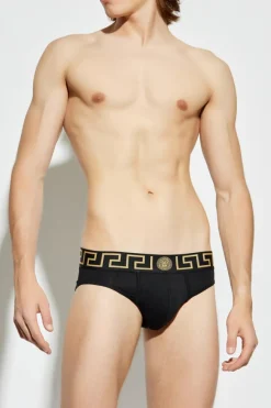 Versace CZARNY Dwupak slipów