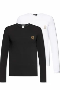 Versace CZARNY Dwupak t-shirtów