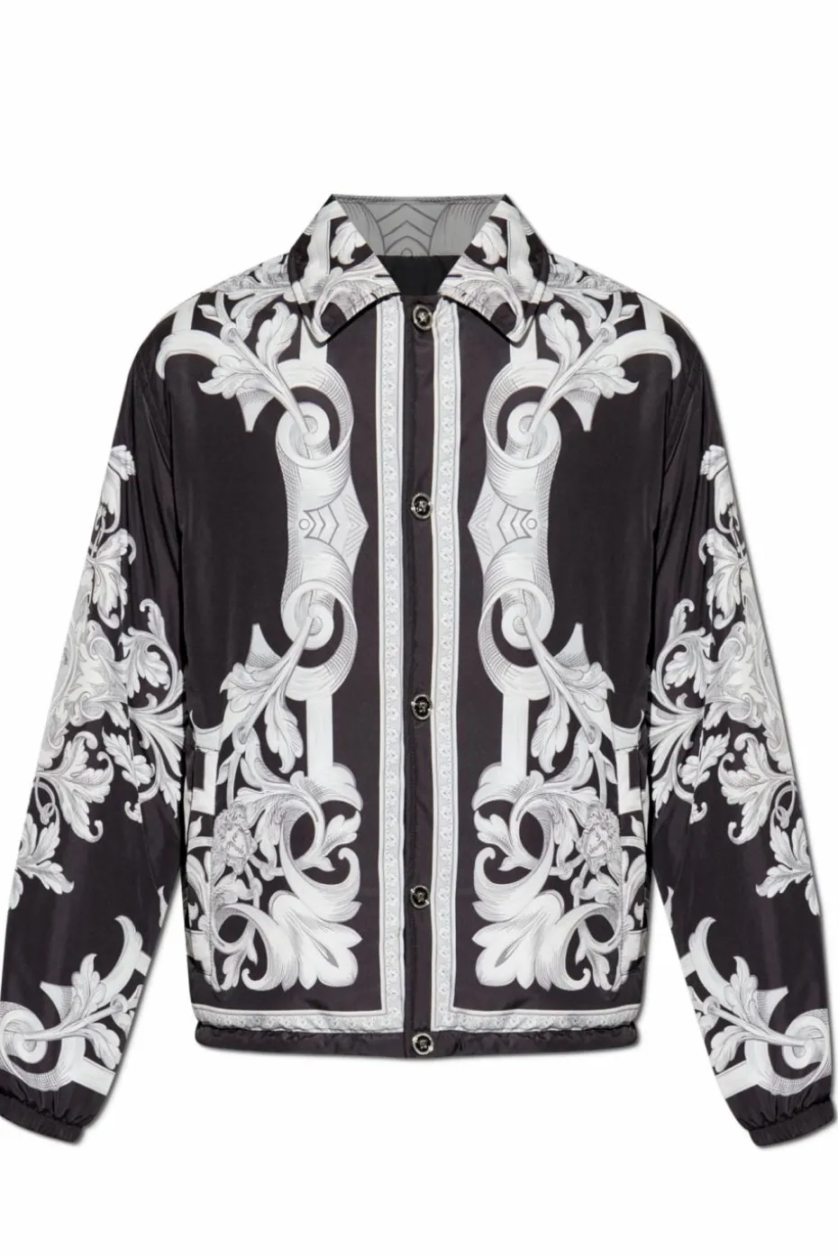 Versace CZARNY Dwustronna kurtka